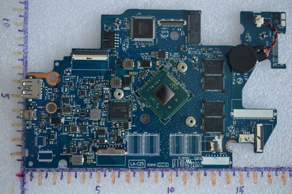 Материнская плата для ноутбука Lenovo S21e-20 AIZ30 LA-C251P W8S N2840 2G 32G (5B20H44569), оригинал