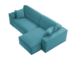 Угловой диван Гарда мини Сталь
