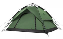 Палатка Naturehike 3-местная, быстросборная, зеленая