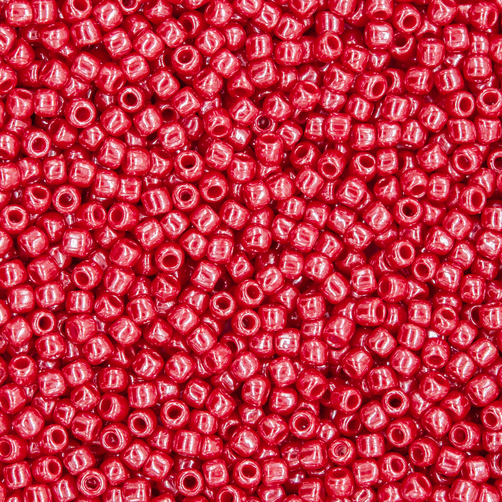 яс2-кж Японское стекло 2,2мм, красный жемчуж., некалибр., 40см