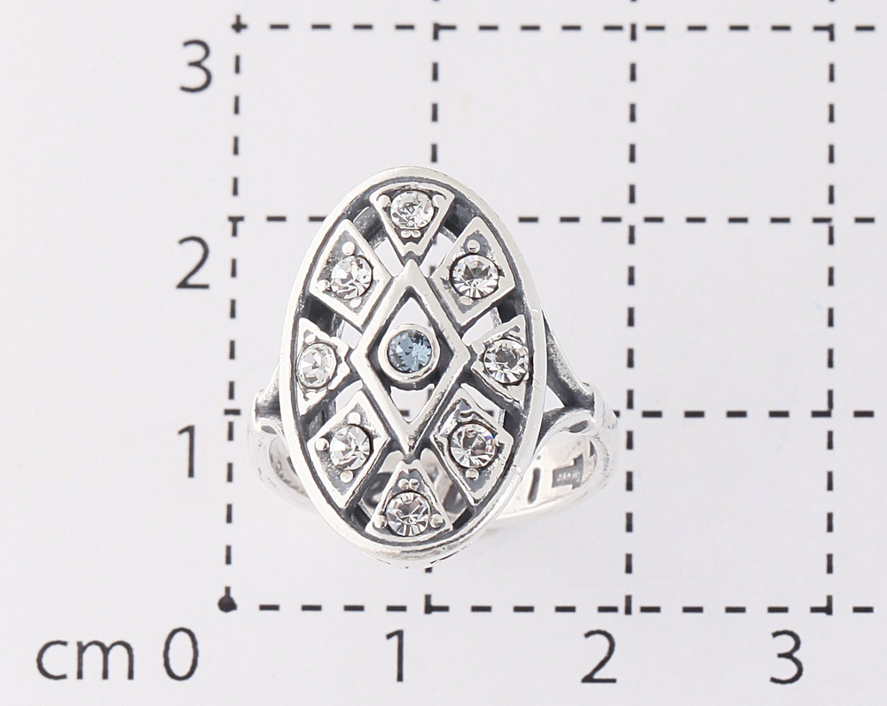 "Марешо" кольцо в серебряном покрытии от Jenavi