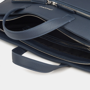 Мужская сумка Grande Ambassadeur из кожи теленка, цвета синий