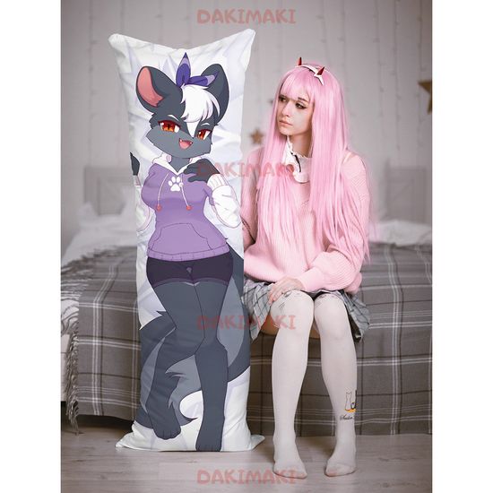 Дакимакура фурри Скунс девочка арт. 1194