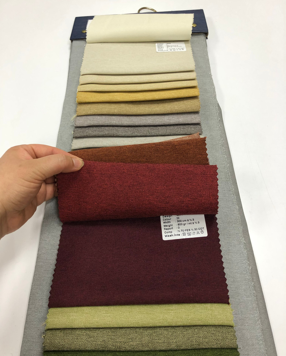 Портьерная ткань лен Megara арт. 6699