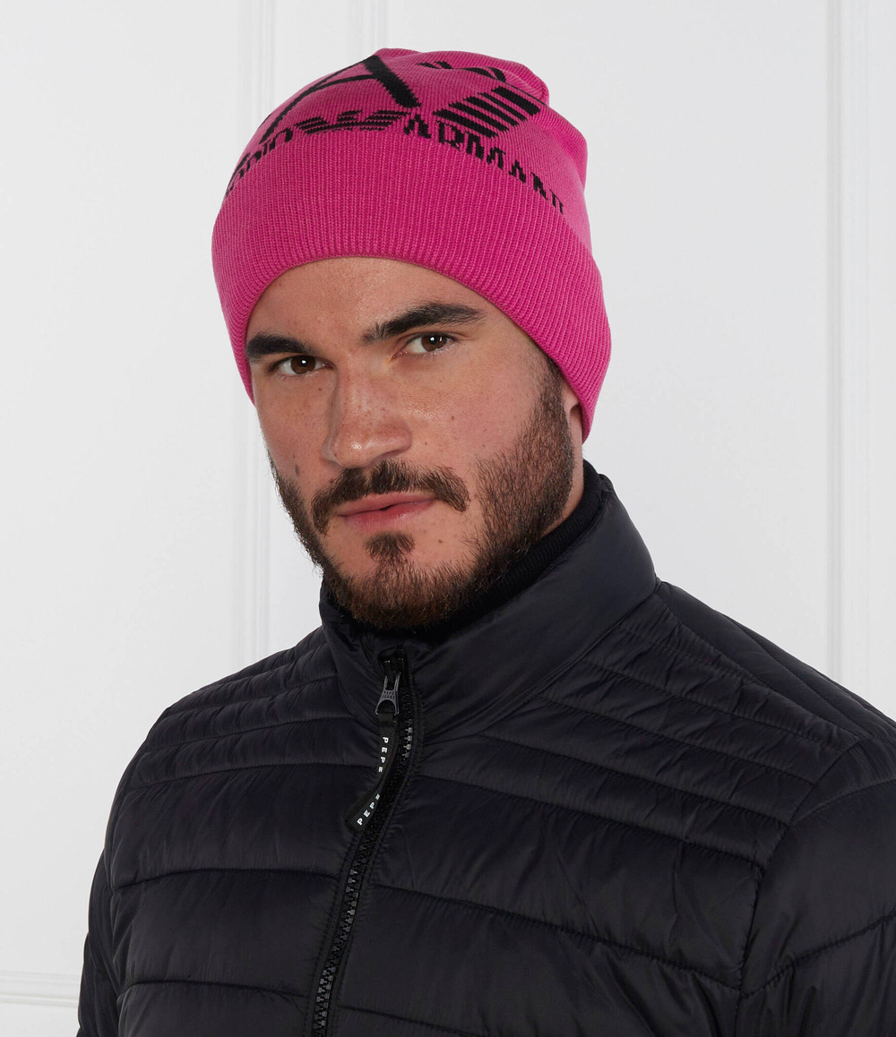 Шапка EA7 - фуксия(240127 CC200)