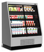 Горка холодильная Carboma F16-08 VV 1,0-1 0030 STANDARD фронт X1 версия 2.0 9006-9005