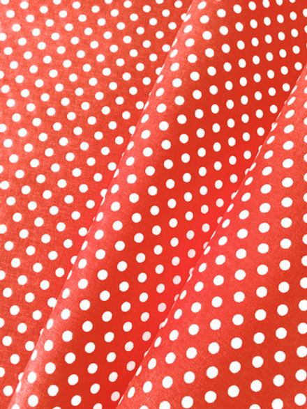 Ткань бязь плательная, рис. " Горох 6 мм", ширина 150 см, арт. 031