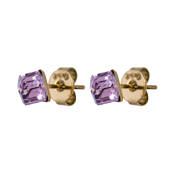 Серьги пусеты Fiore Luna  Pink SWE2127/1 P G