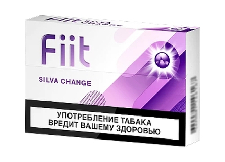 Стики Fiit Silva change - табак с ореховыми нотками и капсулой с черникой и ментолом - Казахстан (блок - 10 пачек)