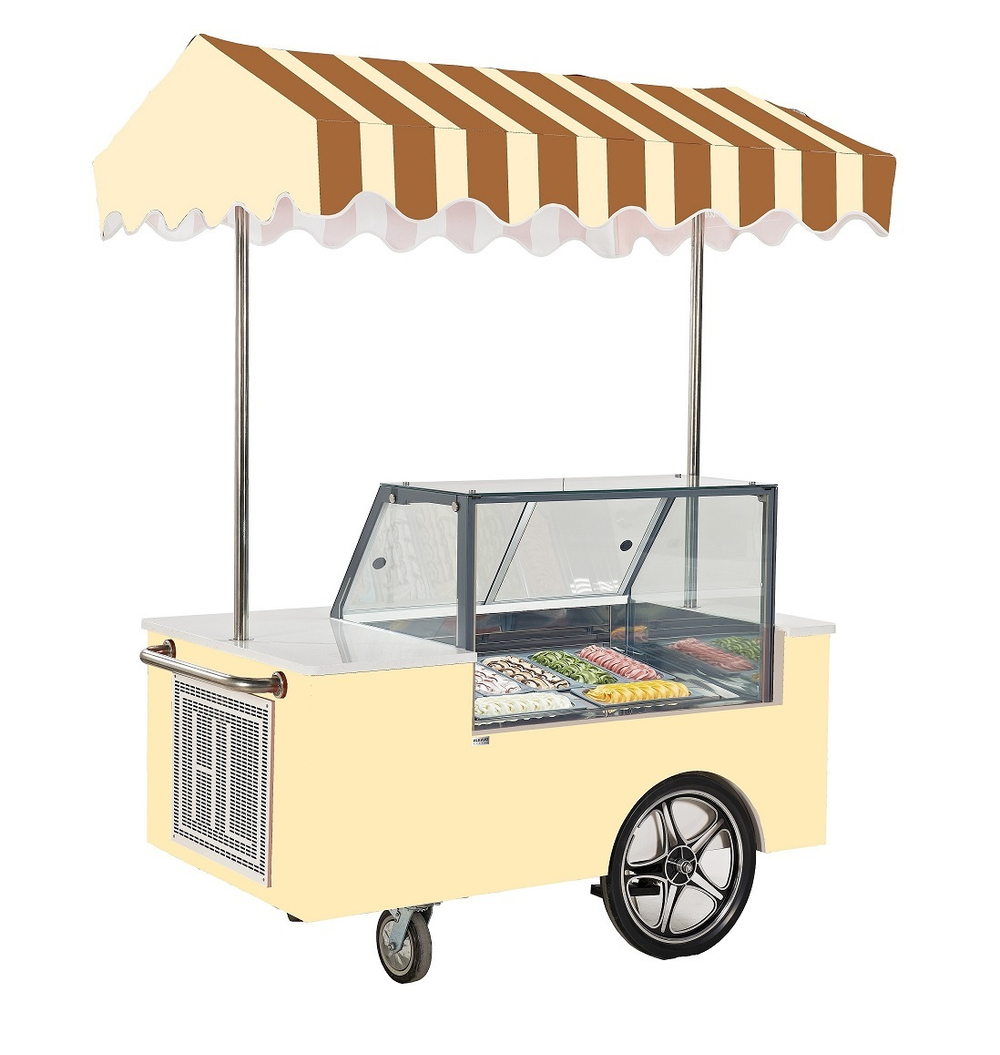 ВИТРИНА ТЕЛЕЖКА ДЛЯ МОРОЖЕНОГО CARPINI EMILY EML-FG10