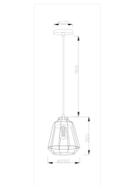 Подвесной светильник Moderli V1371-1P Hozy
