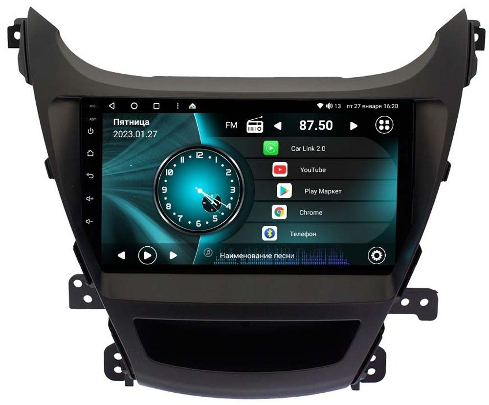 Магнитола для Hyundai Elantra 2014-2015 (рестайлинг) - Vaycar VA23-0359 на Android 13, 8-ядер, 2Гб-32Гб, 4G SIM-слот