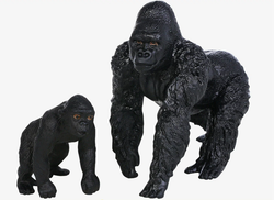 Игровой набор Masai Mara Мир диких животных: семья обезьян горилл