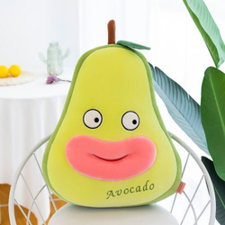 Мягкая игрушка подушка Авокадо KiDWoW для девочек, мальчиков, малышей, детей, в подарок, для сна