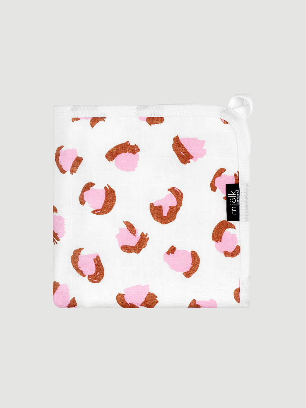 Муслиновое лёгкое одеяло Mjölk Леопард