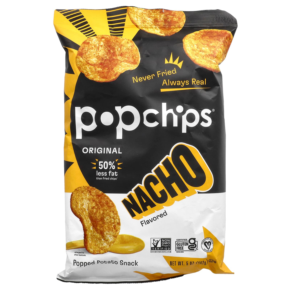 Popchips, оригинальные начос, 142 г (5 унций)