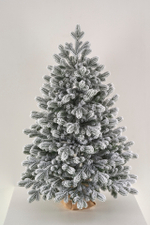 Ель искусственная настольная Византийская заснеженная