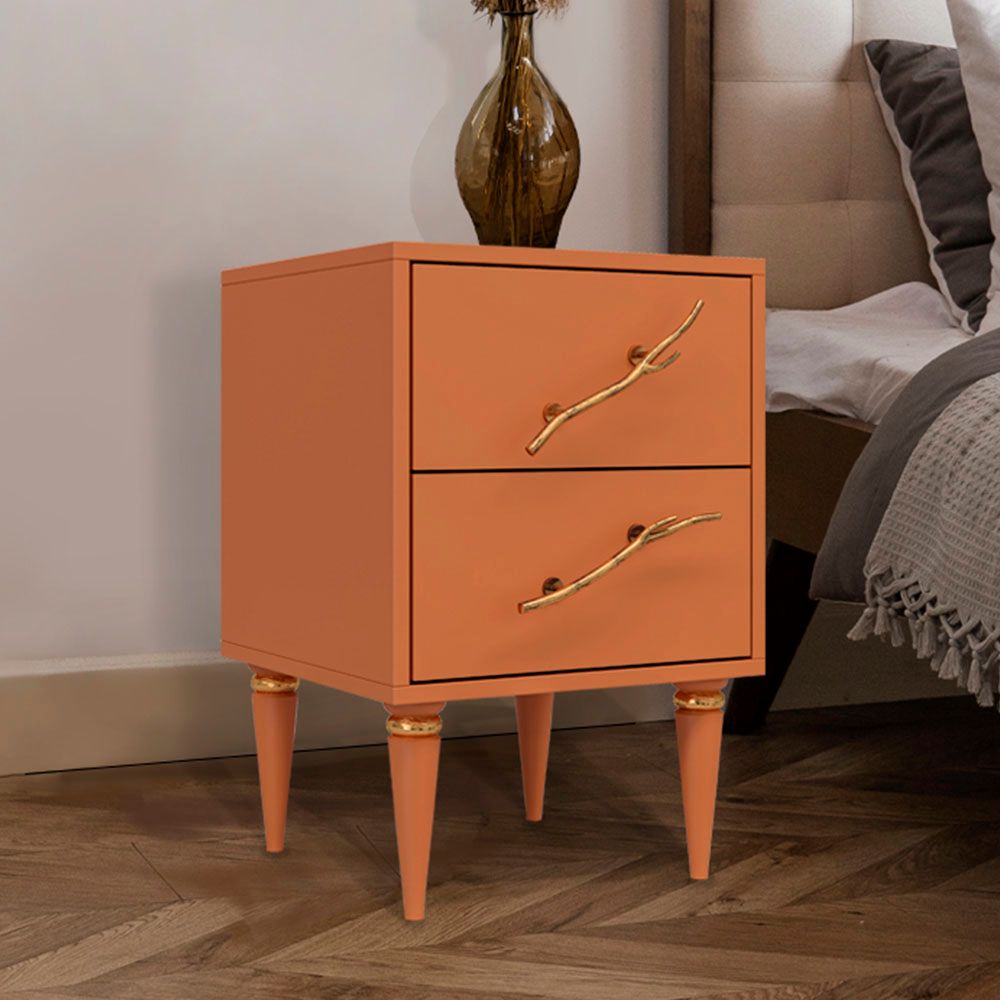 Тумба Арт Колор matte Классик Голд Томленый оранжевый матовый