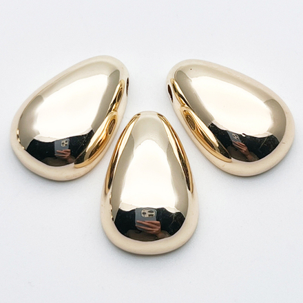 Подвеска Капля, цвет золото, размер 25*16 мм, цена за 1 шт