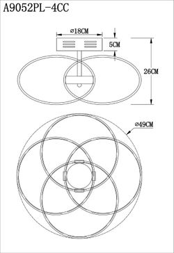 Потолочная люстра Arte Lamp