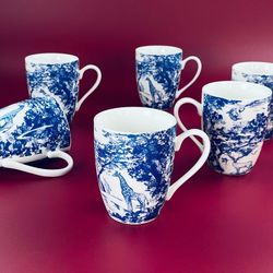 Lenardi 133-431 Набор из 6 кружек 310мл в под.уп.(х6)Фарфор