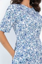 Платье Стиляги (бело-голубое) П13998-16М LT Collection