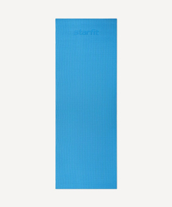 Коврик для йоги и фитнеса FM-101, PVC, 183x61x0,3 см, синий