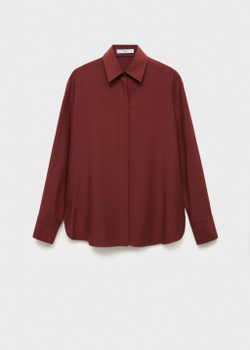 Рубашка из лиоцелла с потайными пуговицами
