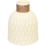 Ваза из пластика «Розали» 12*15см цвет молочный