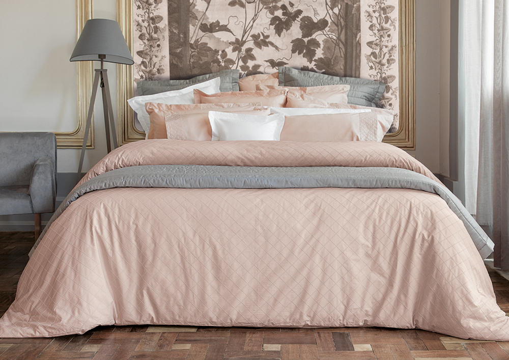 Постельное белье 1.5 спальное Bovi Plombir розовое