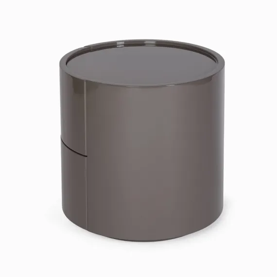 Прикроватная тумба Cecily 44х44 см, серая