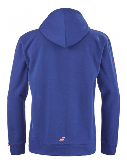 Мужская теннисная кофта Babolat Exercise Hood Sweat Men - небесный