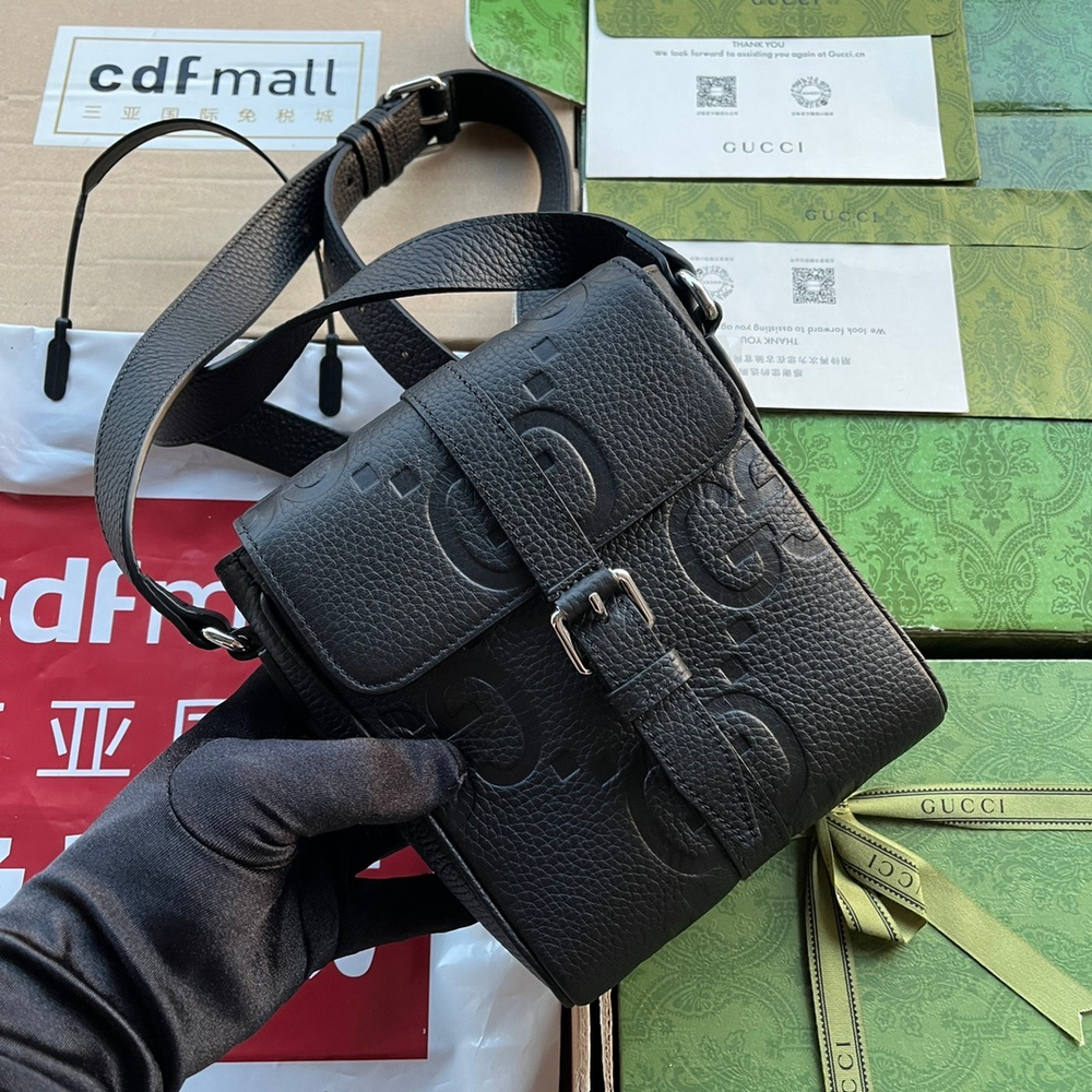Gucci Jumbo GG Messenger Bag 18 cm