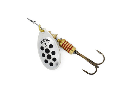 MEPPS Блесна Aglia Decoree Points Noirs №3 6,5г AG/черные точки