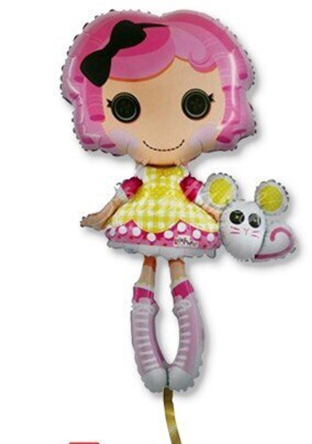 Шар (32""/81 см) Фигура, Кукла маленькие пуговки, 1 шт. А177