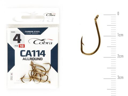 Крючки Cobra Allround BEAK сер. CA114 разм. 004 10шт.