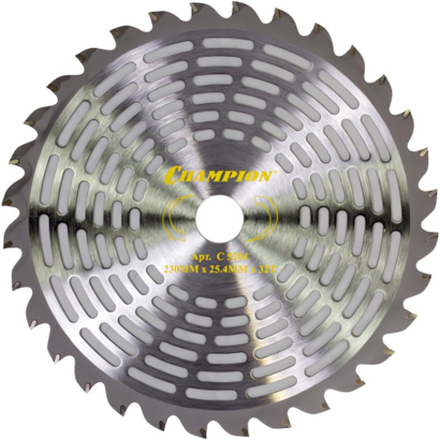 Нож CHAMPION Super Light 32 зубчатый d=230*25,4mm твердосплавные зубцы   C5204