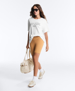OYSHO Легинсы-велосипедки Comfortlux с высокой посадкой длиной 20 см, горчичный