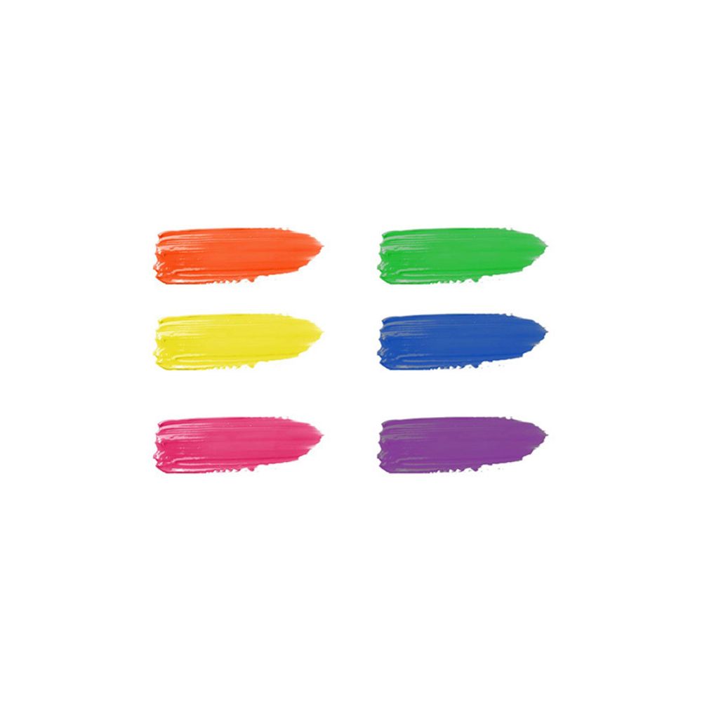 Краски акриловые Гамма Хобби, флуоресцентные, 6цв. по 20мл