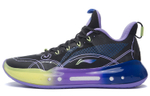 LiNing Li Ning Yu Shuai 14 䨻 LOW Orlando Twilight shock absorption non-slip wear-resistant wrapping support low-top basketball shoes black blue purple