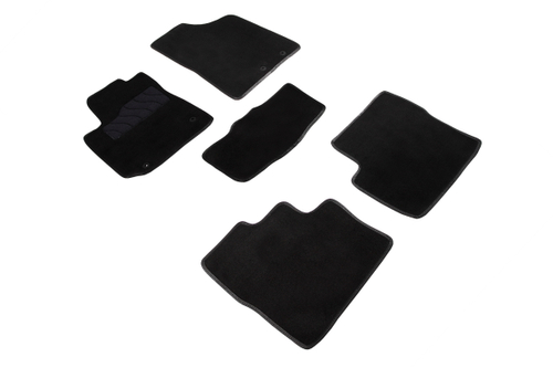 Ворсовые коврики LUX для Geely Emgrand sedan 2018-н.в., Seintex.92702