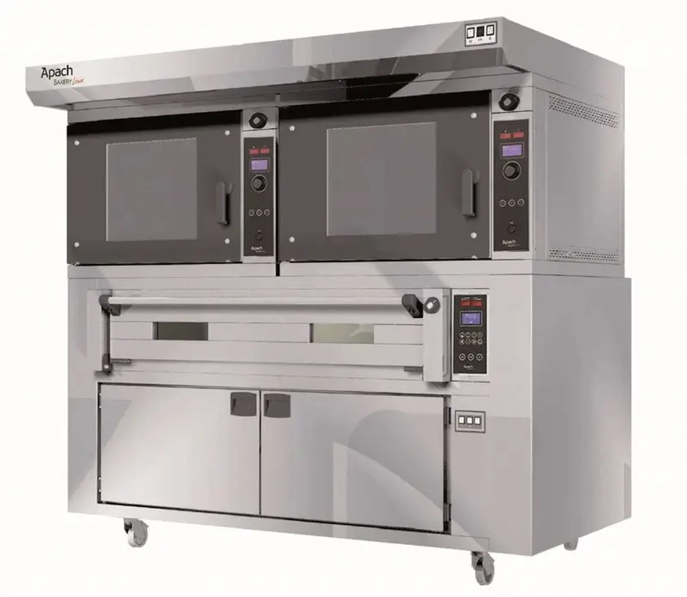 Печь конвекционная электрическая Apach Bakery Line 2K4TP DP+E4L18PA