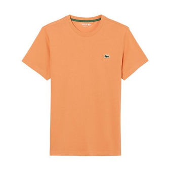 Мужская теннисная футболка Lacoste Ultra Dry Crocodile Graphic - blossom/angie