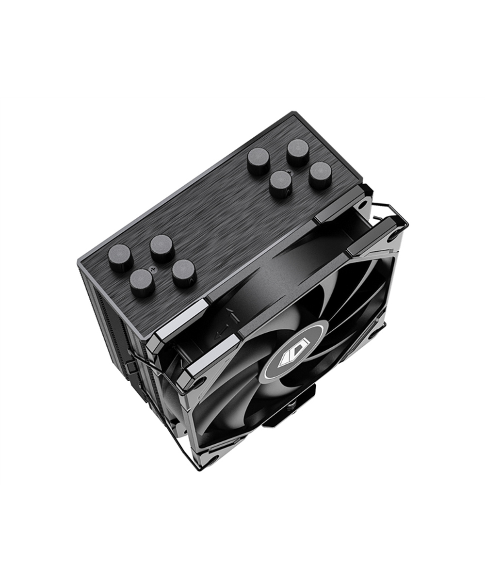 ID-COOLING SE-224-XTS BLACK LGA1700/1200/115X/AM5/AM4 (10шт/кор, TDP 220W, PWM, 4 тепл.трубки прямого контакта, FAN 120mm) RET