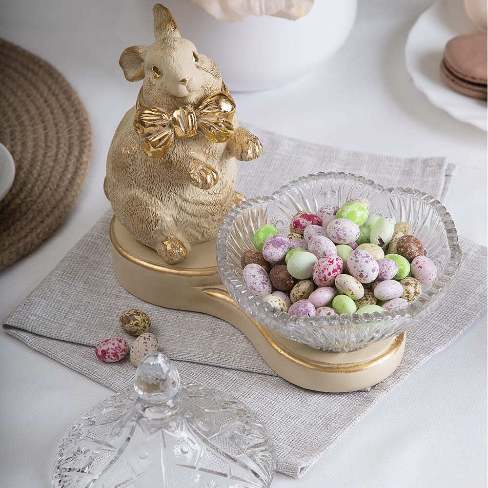 Конфетница-сахарница Кролик Банни Айвори