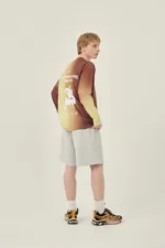 Лонгслив Called a Garment "C" Running медный+желтый неон