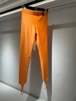 Лосины яркие со штрипками из бифлекса блестящие