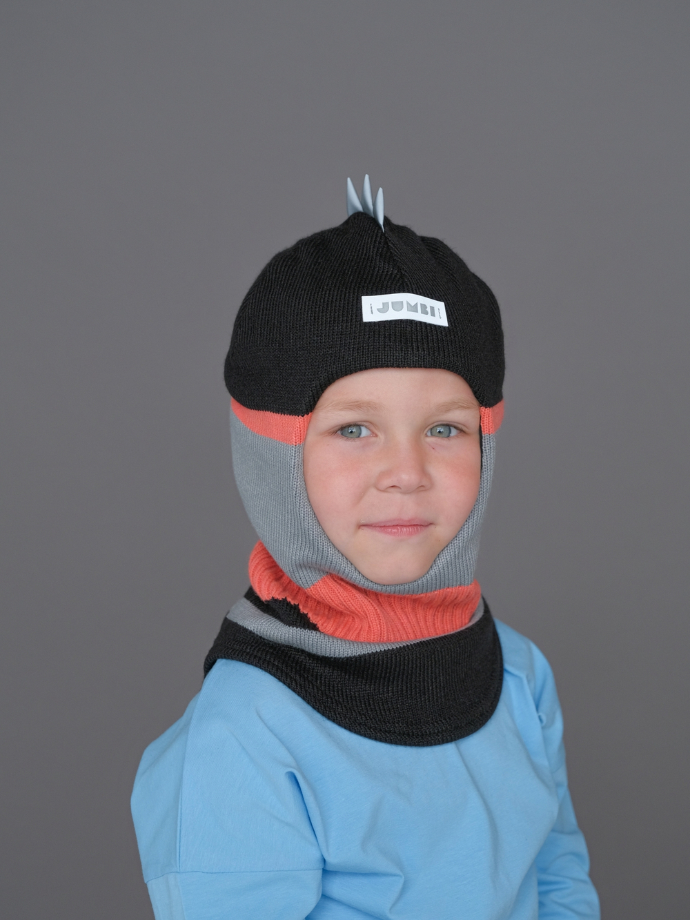 Шлем весенний/осенний вязаный (Мандарин) ОРЕО