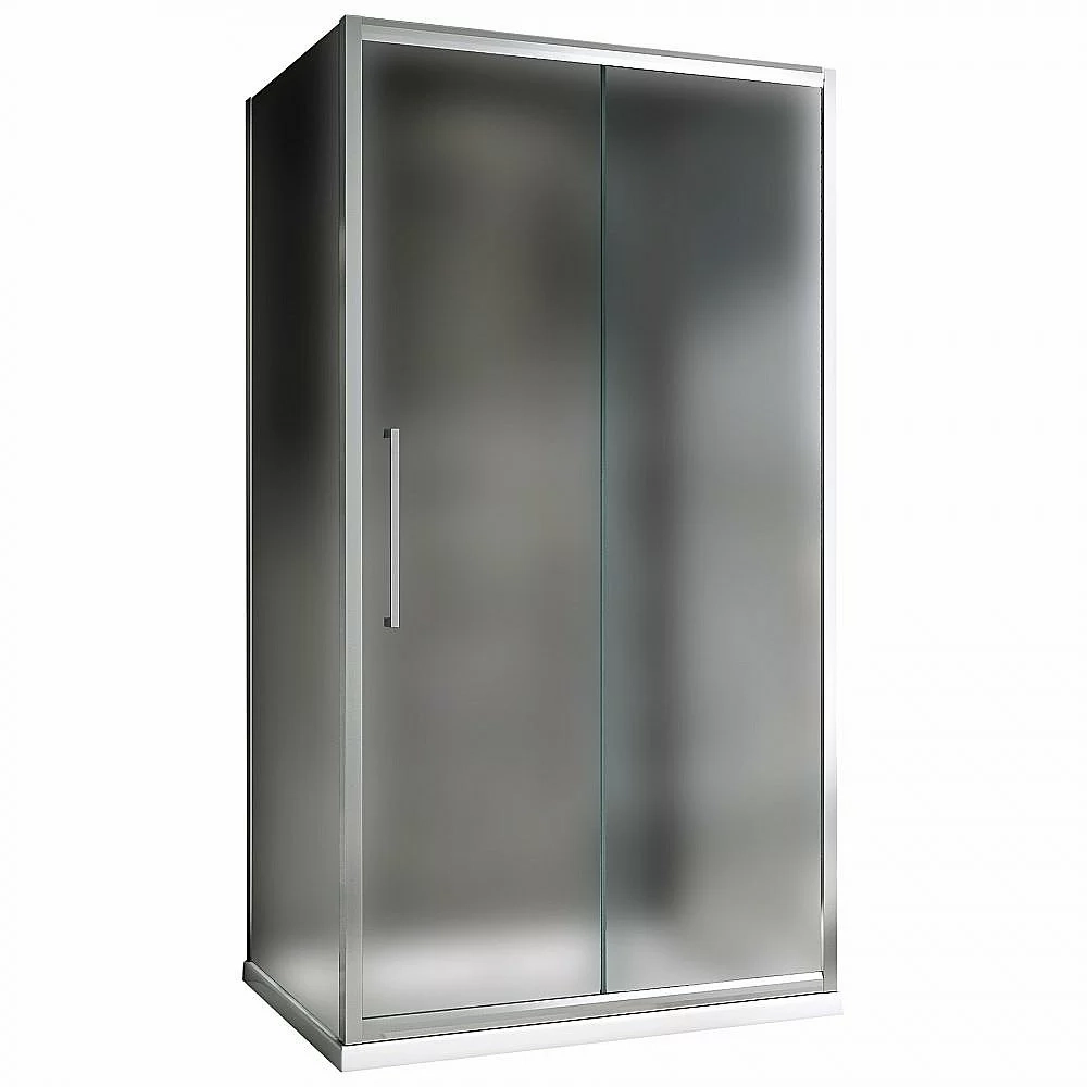 Душевой уголок ABBER Schwarzer Diamant AG30160MH-S85M-S85M 160x85 стекло матовое/профиль хром