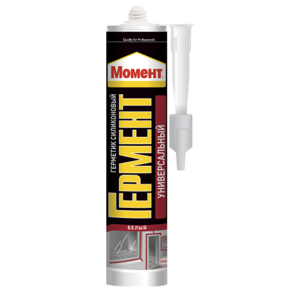 Герметик Момент 2048977 ГЕРМЕНТ силиконовый универсальный белый 280 мл.
